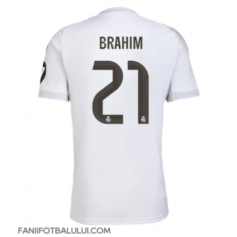 Real Madrid Brahim Diaz #21 Tricou Fotbal Replică 2025-26 Barbati Acasa